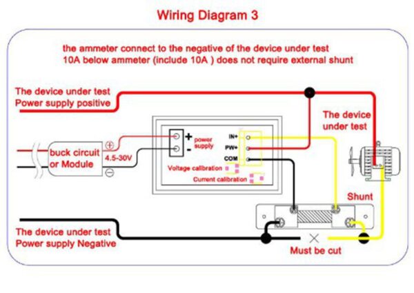 VOLTÍMETRO + AMPERÍMETRO 100V 10A YB27VA - Imagen 7