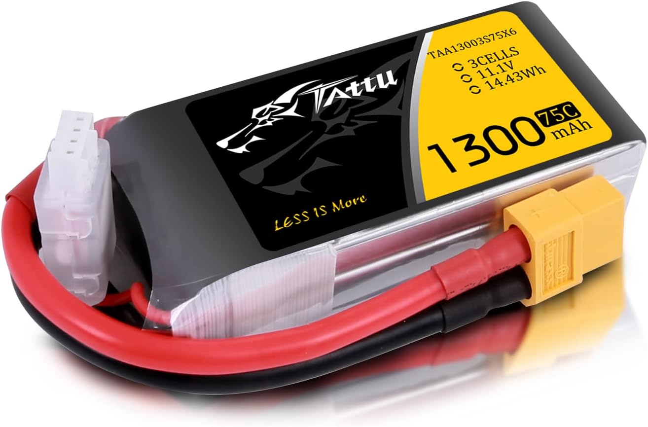BATERÍA LIPO 3S 11,1V 1300MAH TATTU 75C XT60