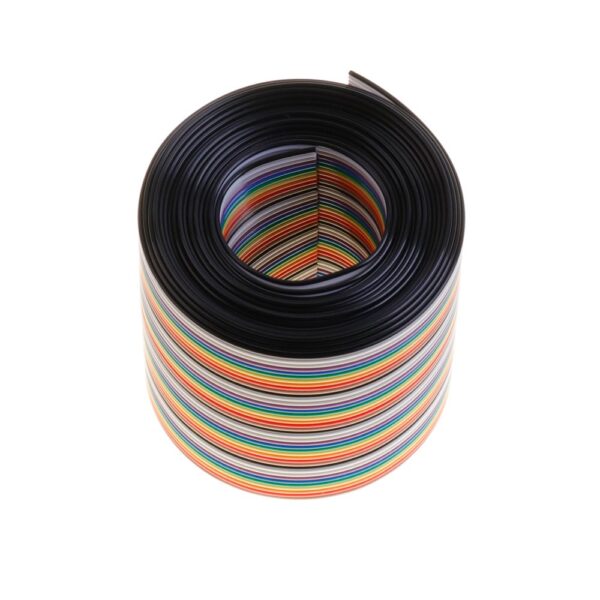 CABLE DUPONT 2,54MM ARCOIRIS 40 PINES 24AWG ARDUINO (METRO) - Imagen 2