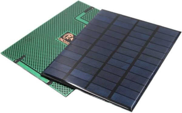MINI PANEL SOLAR 12V 2W 110*136MM - Imagen 2
