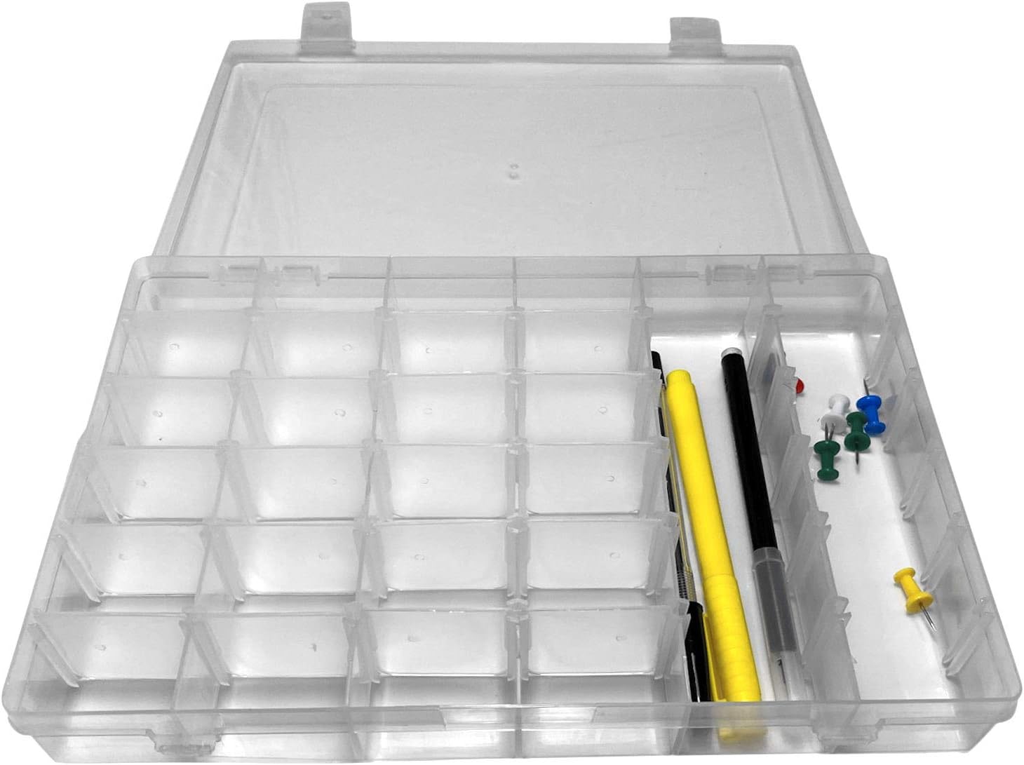 CAJA DE PLÁSTICO ESPACIOS PEQUEÑOS 27,3*17,5*4,3CM - Imagen 2