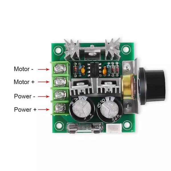 MÓDULO PWM DC 10A  12V 24V 30V 40V - Imagen 2
