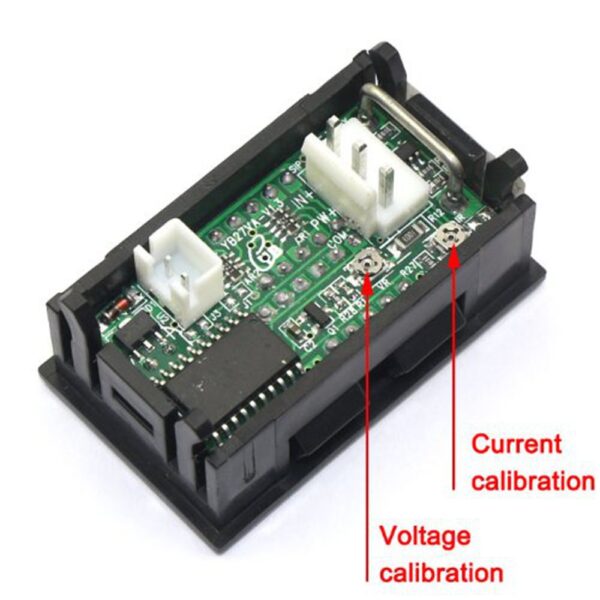 VOLTÍMETRO + AMPERÍMETRO 100V 10A YB27VA - Imagen 4