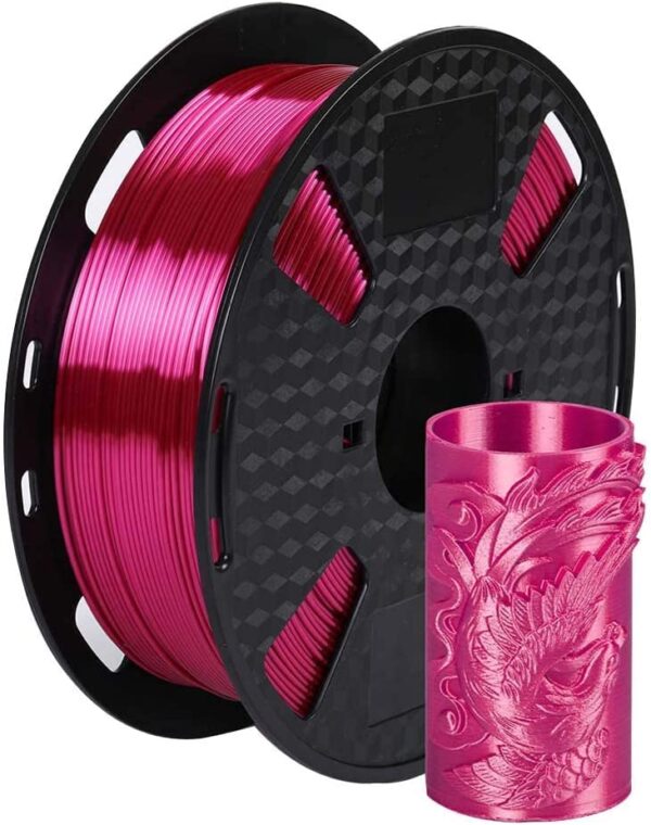 FILAMENTO PLA SILK 1,75 PARA IMPRESORA 3D ROLLO 1KG PINK - Imagen 3