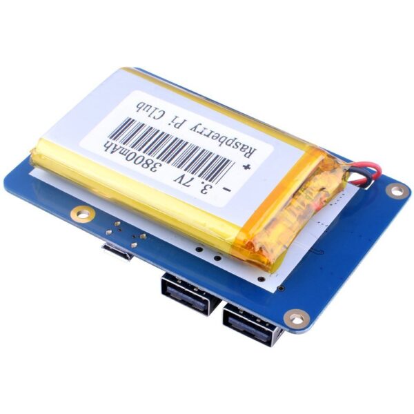 MÓDULO DE ENERGÍA BATERÍA LITIO 3,7V 3800MAH PARA RASPBERRY PI