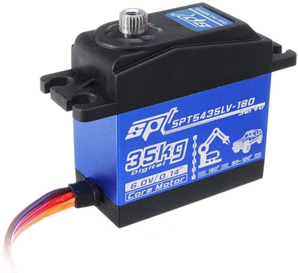 SERVOMOTOR SPT5435 METÁLICO 35KG 180° - Imagen 2