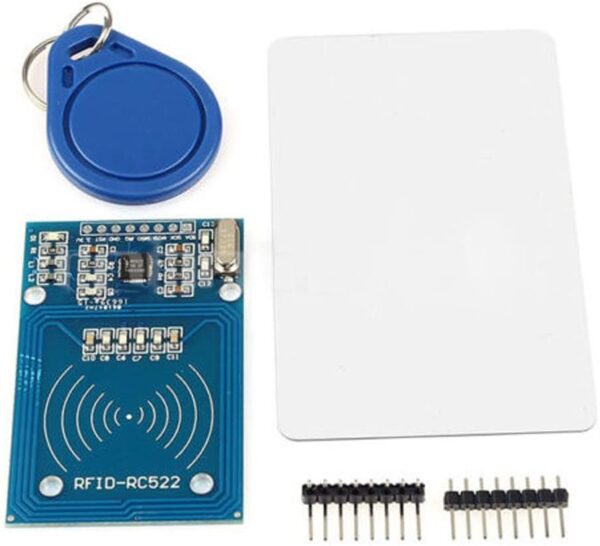 MÓDULO LECTOR RFID RC522 MIFARE: TARJETA, LECTOR Y LLAVERO
