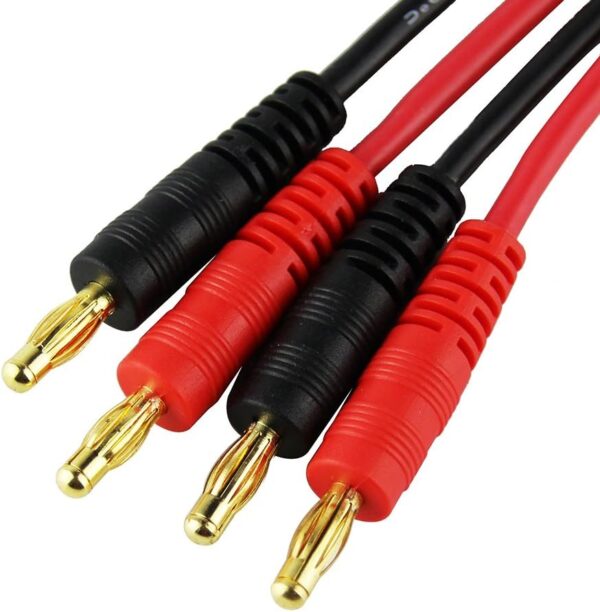 CABLE 20CM XT60 HEMBRA A 2 PLUGS BANANA 4.0 - Imagen 2