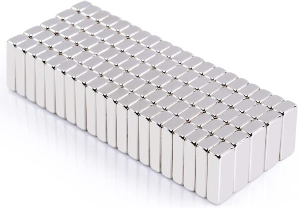 10 Imanes Cuadrados De Neodimio Super Fuertes - 10x10x1 Mm N42 Con Adhesivo 3M ¡Perfectos Para Proyectos DIY!