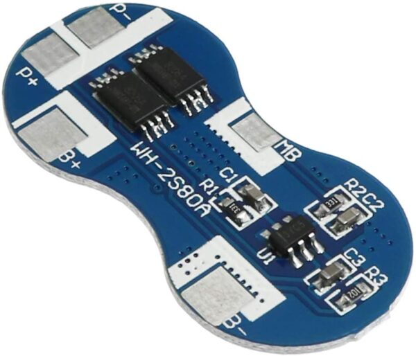 MÓDULO CARGADOR BATERÍA LITIO BMS 18650 2S 4A HXYP-2S-A18 - Imagen 3
