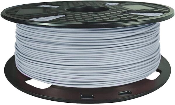 FILAMENTO PLA 1,75 PARA IMPRESORA 3D ROLLO 1KG PLOMO CLARO