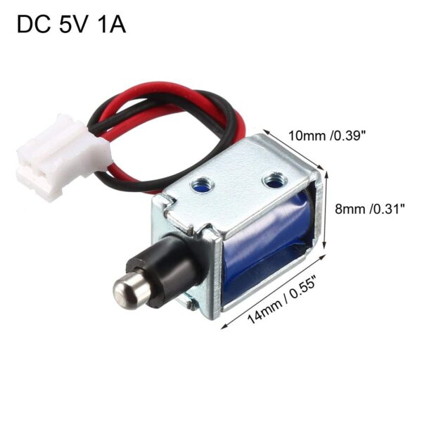 SOLENOIDE ELECTROMAGNÉTICA 5VDC TIPO PULL - Imagen 4