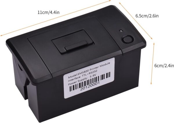IMPRESORA TÉRMICA TTL EM5820 5-9V - Imagen 2