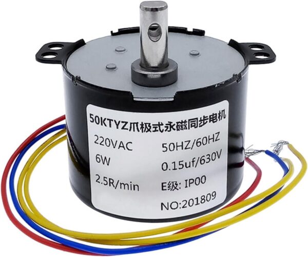 MOTOR SÍNCRONO 220VAC 6W 50KTYZ