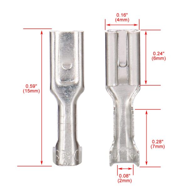 PAR DE PLUG MINI QD PARA MOTOR FINGERTECH - Imagen 2