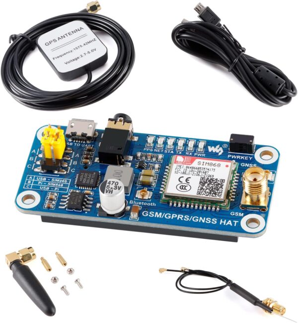 MÓDULO SIM868 GSM Y GPS PARA RASPBERRY