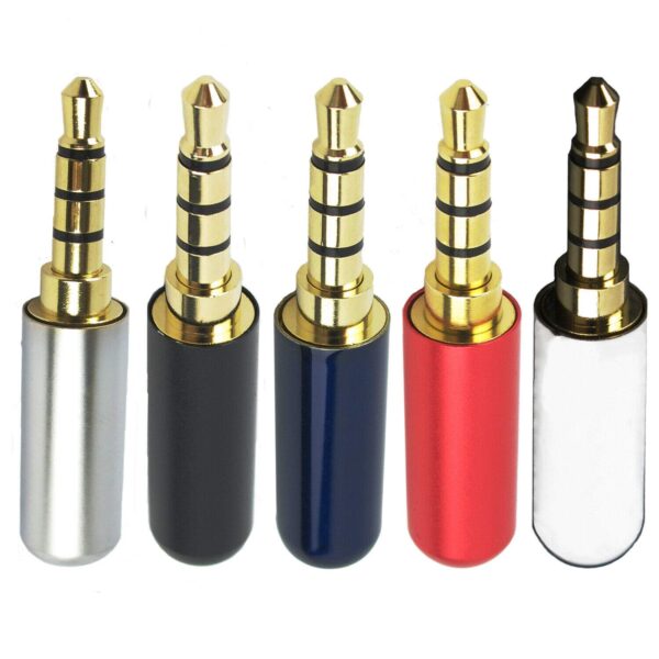 PLUG AUDIO STEREO 3,5MM 3 ANILLOS 4 PINES - Imagen 6