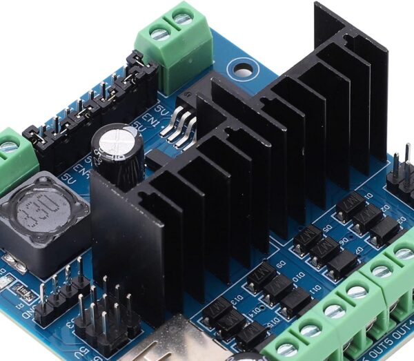 MÓDULO L298N  4 CANALES CONTROLADOR DE MOTORES PAP - Imagen 7