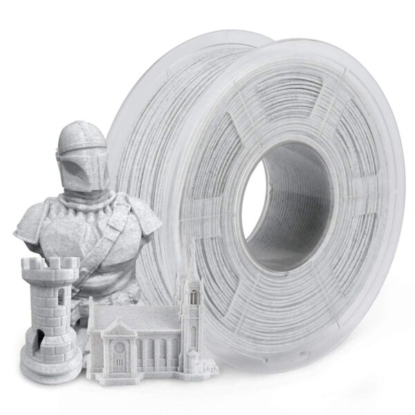 FILAMENTO PLA 1,75 PARA IMPRESORA 3D ROLLO 1KG COLOR MÁRMOL