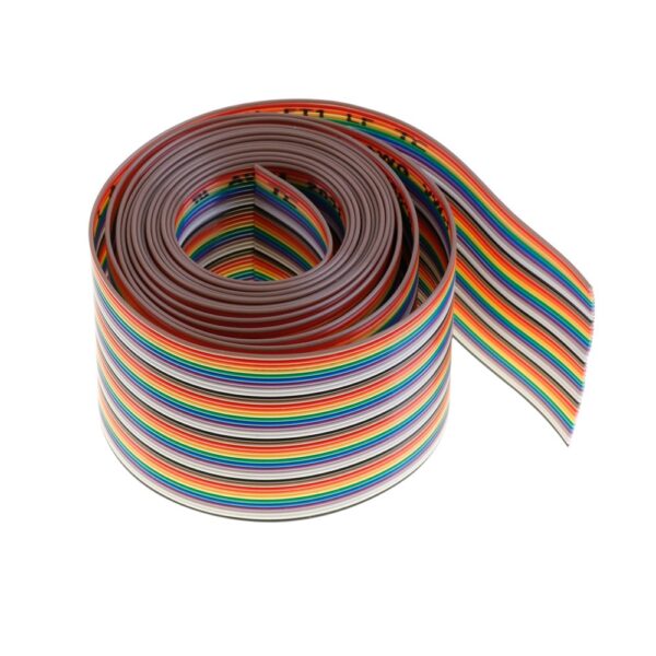 CABLE DUPONT 2,54MM ARCOIRIS 40 PINES 24AWG ARDUINO (METRO)