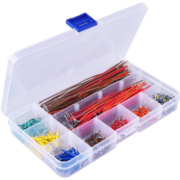 KIT DE 840 CABLES DE TIMBRE 14 TAMAÑOS PARA PROTOBOARD BBJ-560 - Imagen 2