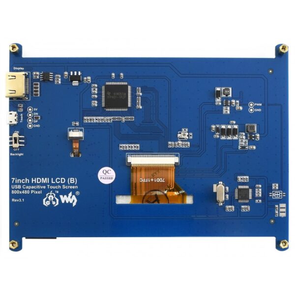 PANTALLA 7 " TFT LCD HDMI 800*480 RASPBERRY PI - Imagen 6