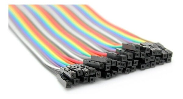 KIT DE 40 CABLES DUPONT 20CM DE LONGITUD HEMBRA-HEMBRA   DUPONT - JUMPER - ARDUINO - Imagen 2