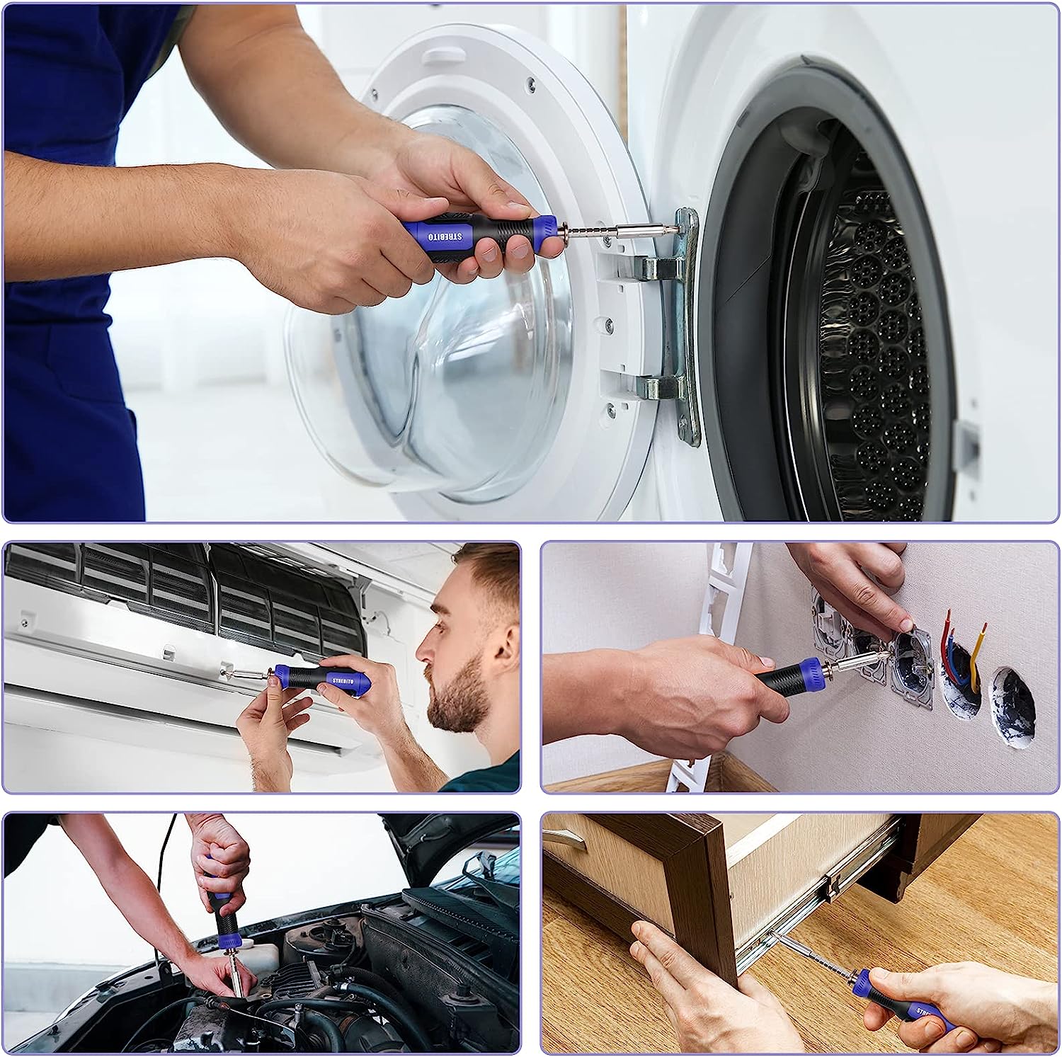 KIT DE DESTORNILLADORES DE PRECISIÓN 191 PIEZAS - Imagen 4