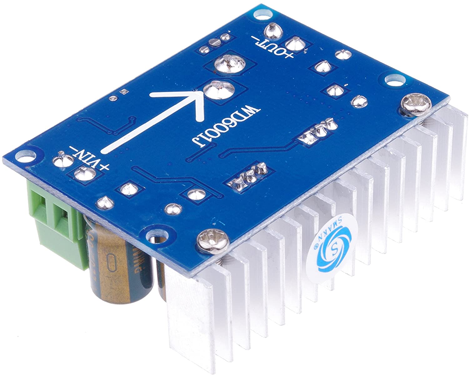 MÓDULO REDUCTOR DE VOLTAJE 10A 8V-60VDC A 1,2V 36V AJUSTABLE STEP DOWN BUCK - Imagen 6