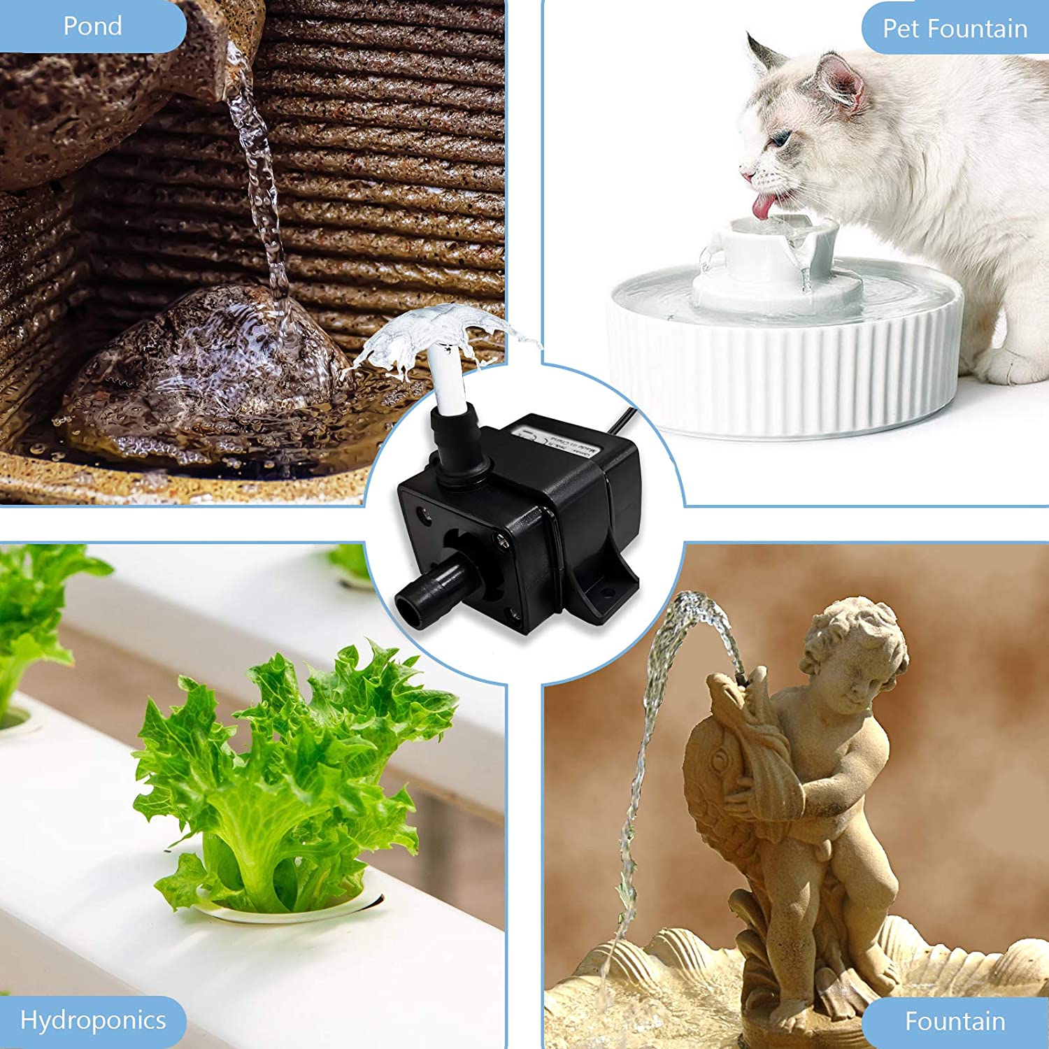 BOMBA DE AGUA BRUSHLESS SUMERGIBLE 12V 5W ACEITE ULTRASILENCIONSA - Imagen 5