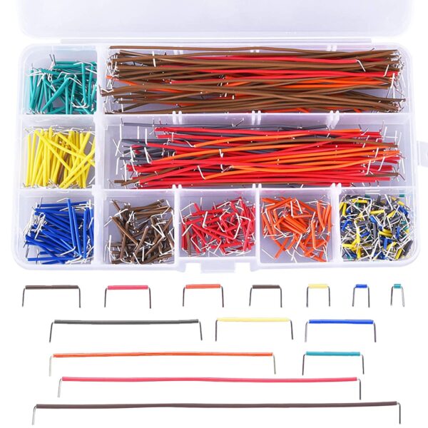 KIT DE 840 CABLES DE TIMBRE 14 TAMAÑOS PARA PROTOBOARD BBJ-560