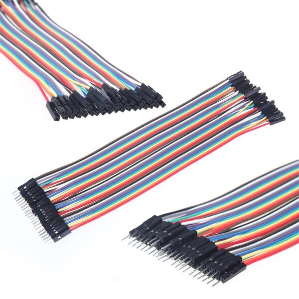 KIT DE 40 CABLES DUPONT 20CM DE LONGITUD HEMBRA-HEMBRA   DUPONT - JUMPER - ARDUINO - Imagen 3