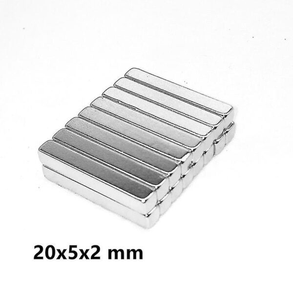 IMÁN NEODIMIO RECTANGULAR 20*5*2MM - Imagen 2