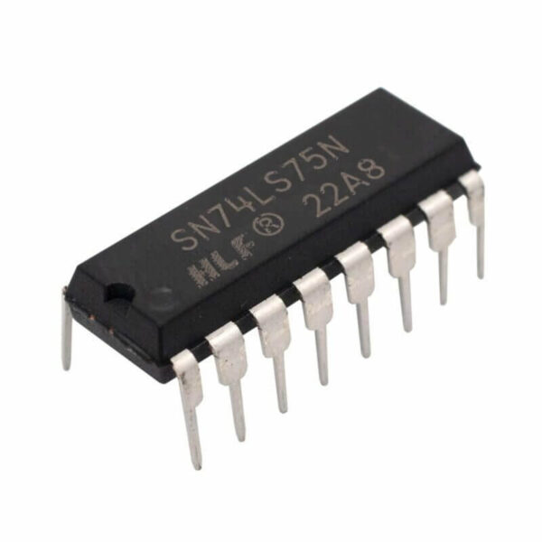 CI 74LS75 DIP LATCH TIPO D BIESTABLE 4 BITS CÚADRUPLE