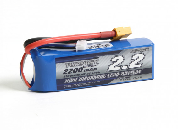 BATERÍA LIPO 3S 11,1V 2200MAH TURNIGY 25-35C