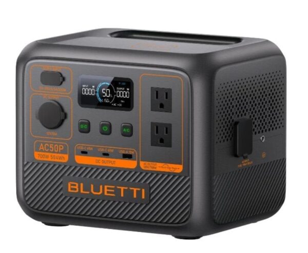 ESTACIÓN DE ENERGÍA PORTÁTIL BLUETTI AC50P | AC/DC | 700W 504Wh | 100% ORIGINAL