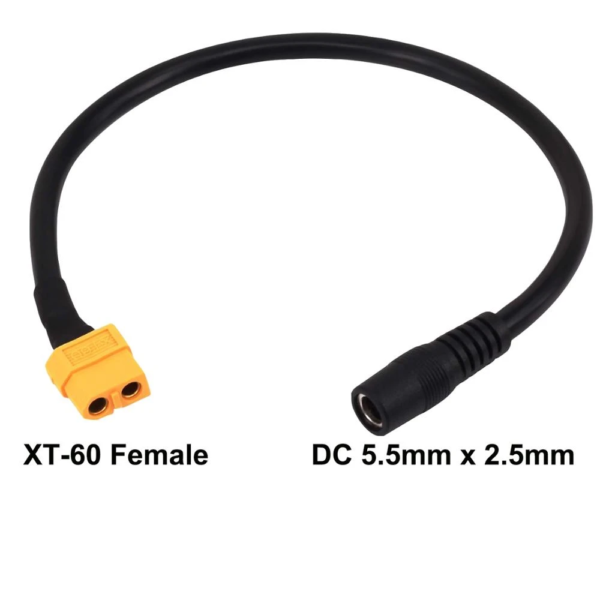 CABLE 30CM XT60 HEMBRA A JACK DC005 - Imagen 2