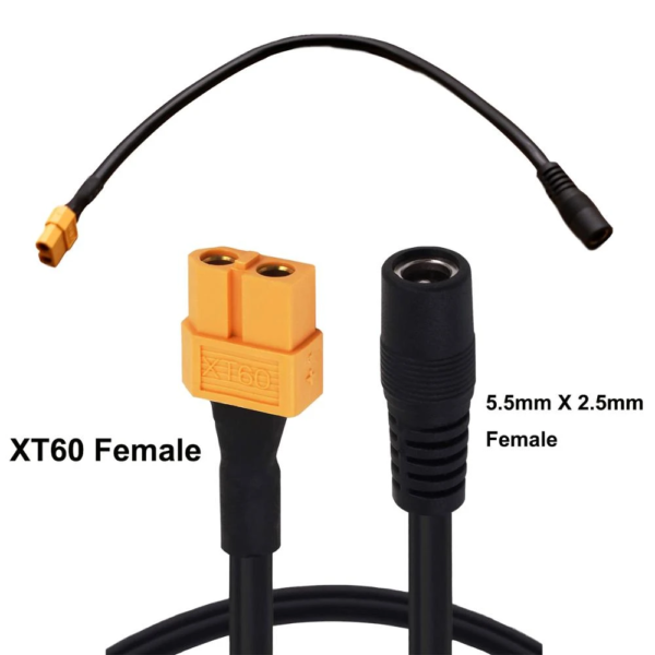 CABLE 30CM XT60 HEMBRA A JACK DC005