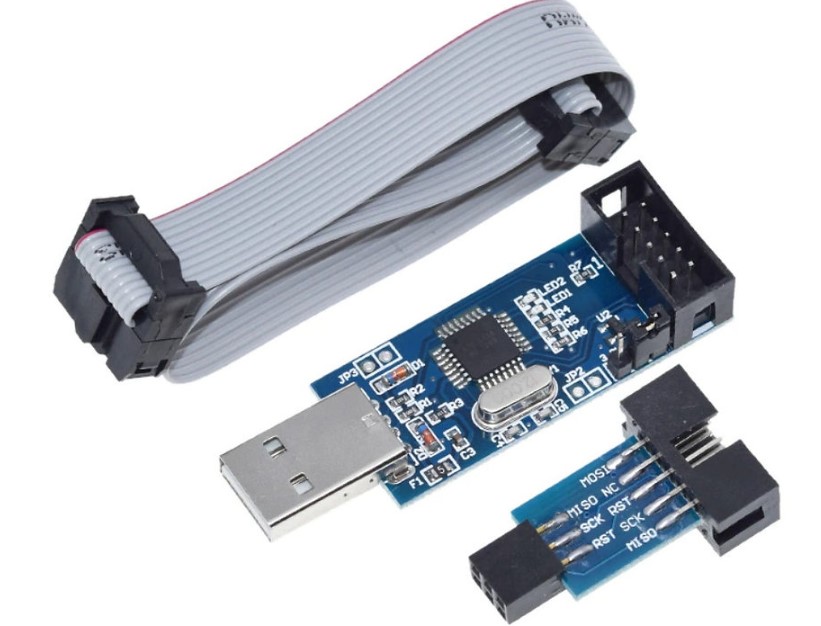PROGRAMADOR GRABADOR QUEMADOR USBASP AVR ATMEL (GEN)