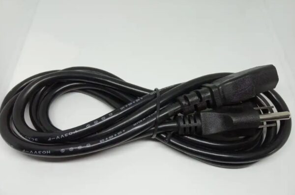 CABLE DE PODER 3 PINES 180CM PARA PC - Imagen 3