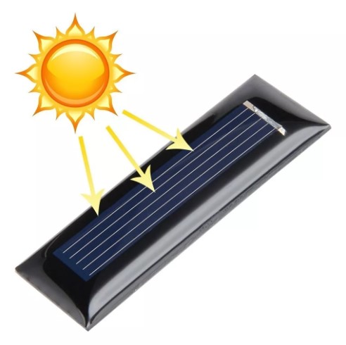 MINI PANEL SOLAR 0,5V 100MA 53*18MM