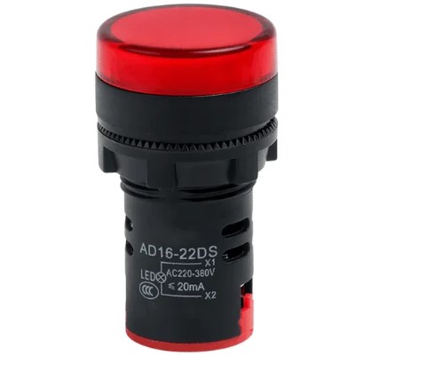 LUZ ROJA 22MM 110VDC AD16-22DS
