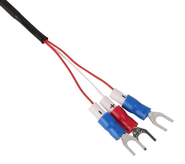 SENSOR DE TEMPERATURA PT100 RTD 3 HILOS 1M CABLE FLEXIBLE PVC - Imagen 2
