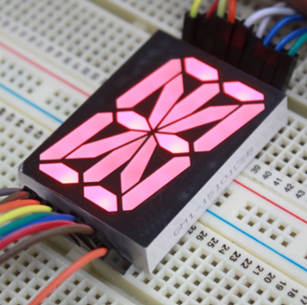 DISPLAY 16 SEGMENTOS CÁTODO COMÚN 0,8" - Imagen 3