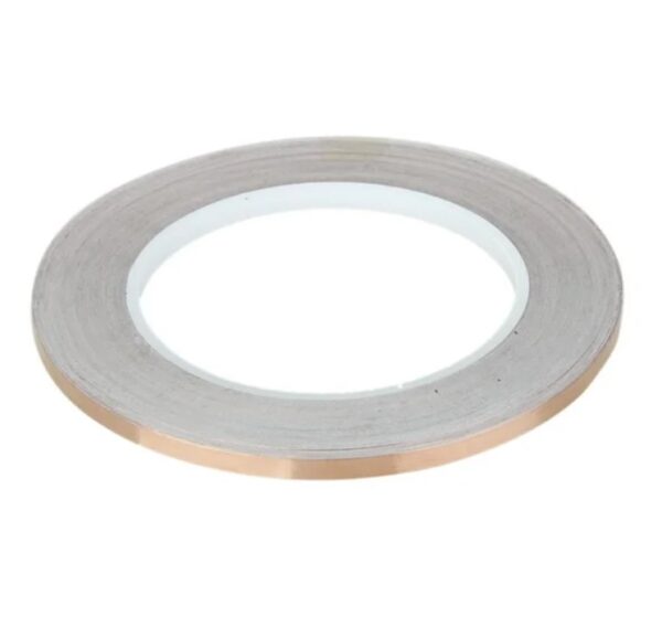 ROLLO CINTA COBRE/ALUMINIO 5MM*0,1MM 2 LADOS 20M