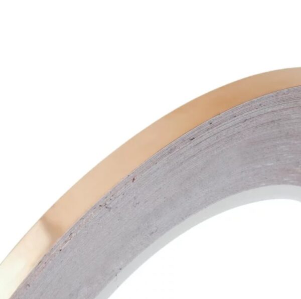 ROLLO CINTA COBRE/ALUMINIO 5MM*0,1MM 2 LADOS 20M - Imagen 2