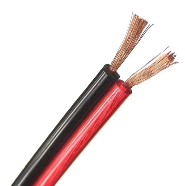 METRO DE CABLE GEMELO 16AWG ROJO/NEGRO
