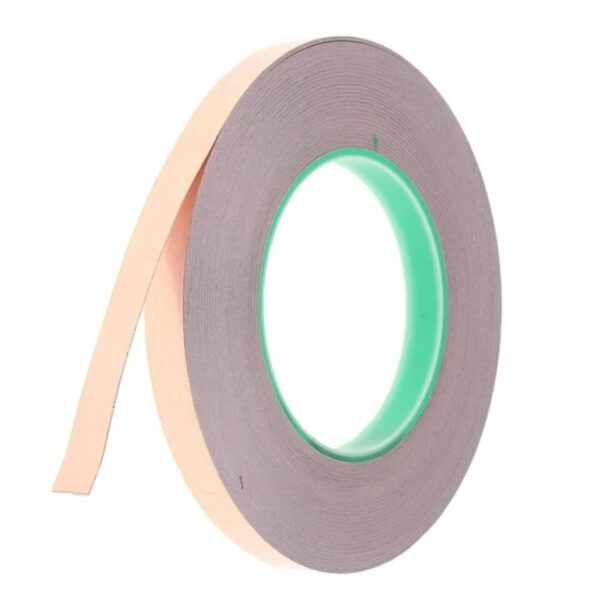 ROLLO CINTA COBRE/ALUMINIO 15MM*0,1MM 2 LADOS 20M
