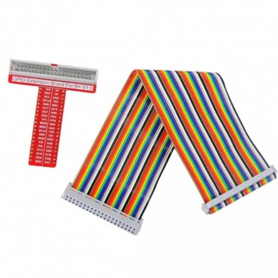 KIT GPIO + CABLE DE  26 HILOS HEMBRA HEMBRA PARA RASPBERRY PI 2