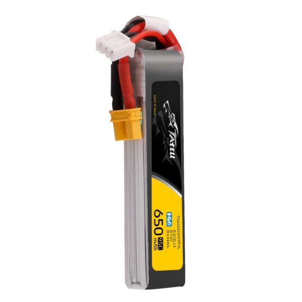 BATERÍA LIPO 2S 7,6V 650MAH TATTU  95C XT30 - Imagen 2